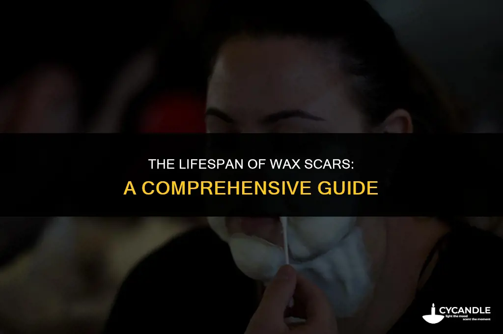 how long do wax scars last