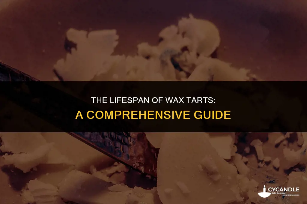 how long do wax tarts last