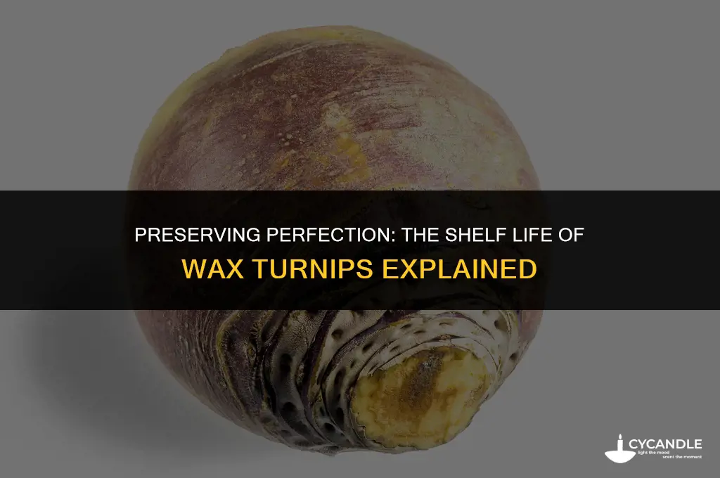 how long do wax turnips keep