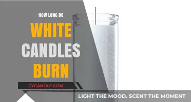 White Candles Burn Time: Factors Affecting Longevity and Duration