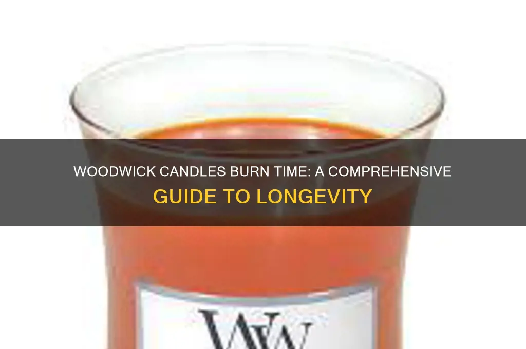 how long do woodwick candles burn