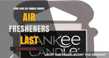 Yankee Candle Air Fresheners: Duration and Longevity Explained