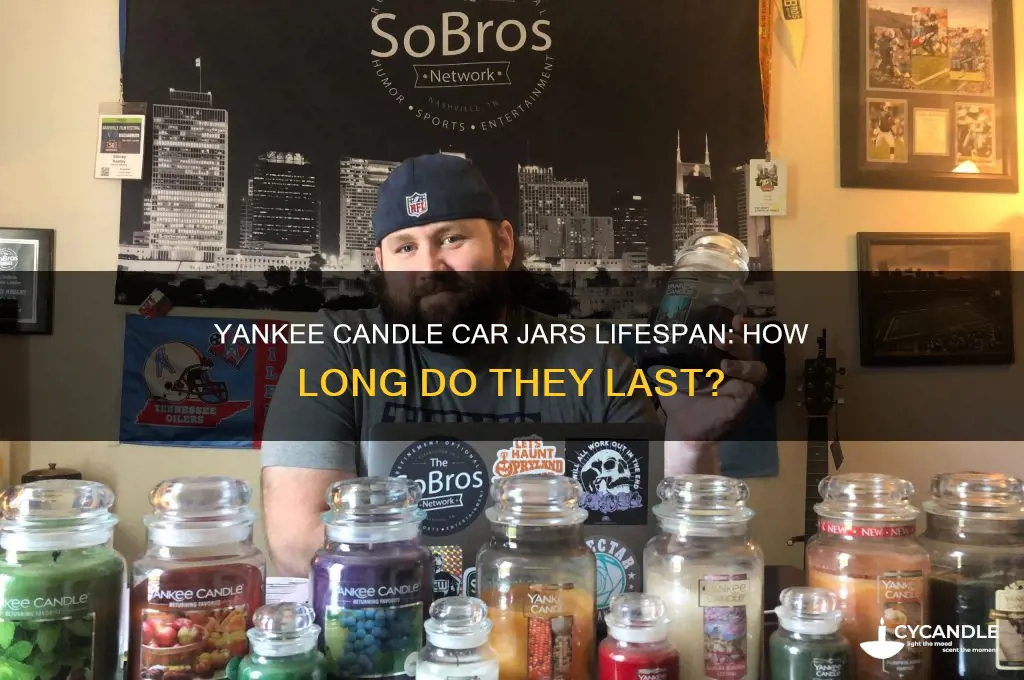 how long do yankee candle car jars last