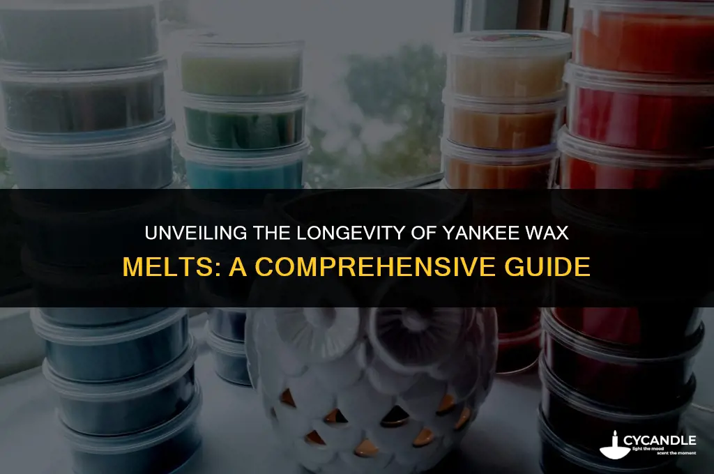 how long do yankee wax melts last