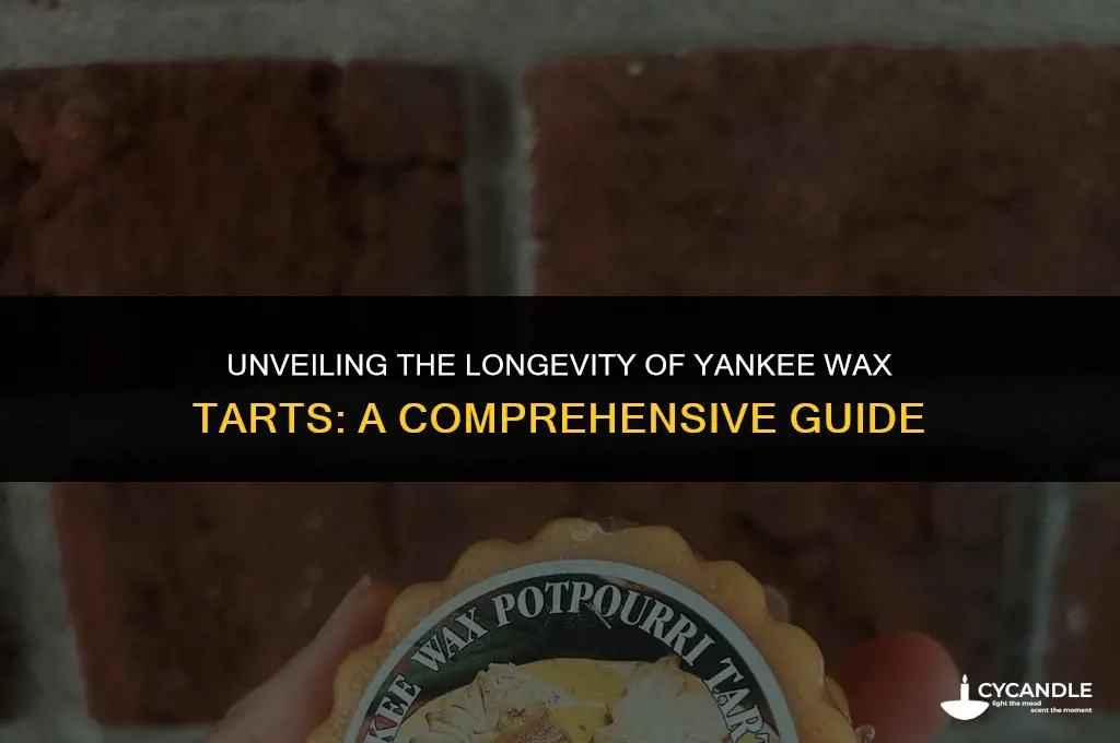 how long do yankee wax tarts last