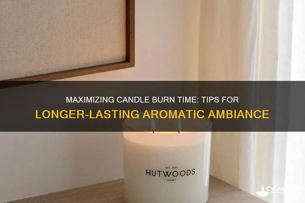 how long do you burn candles for