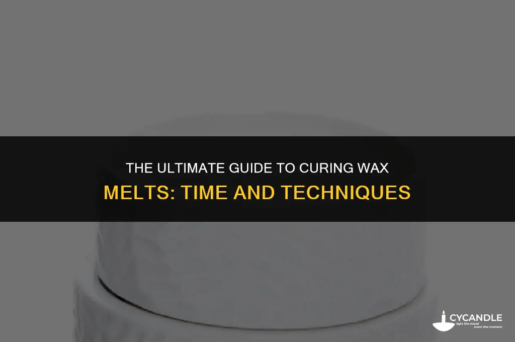 how long do you cure wax melts
