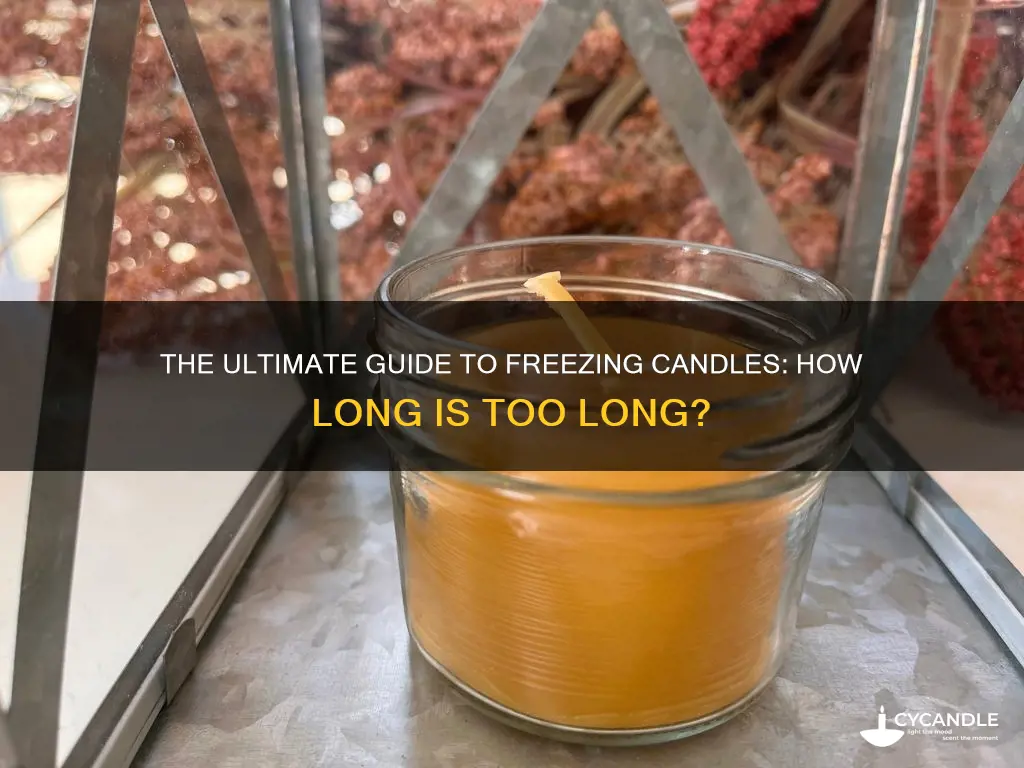 how long do you freeze a candle