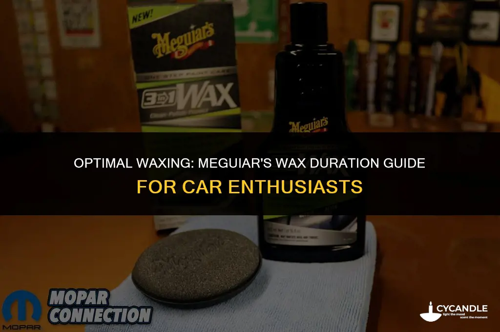 how long do you leave meguiars wax on