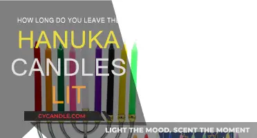 The Ideal Duration for Lighting Hanuka Candles