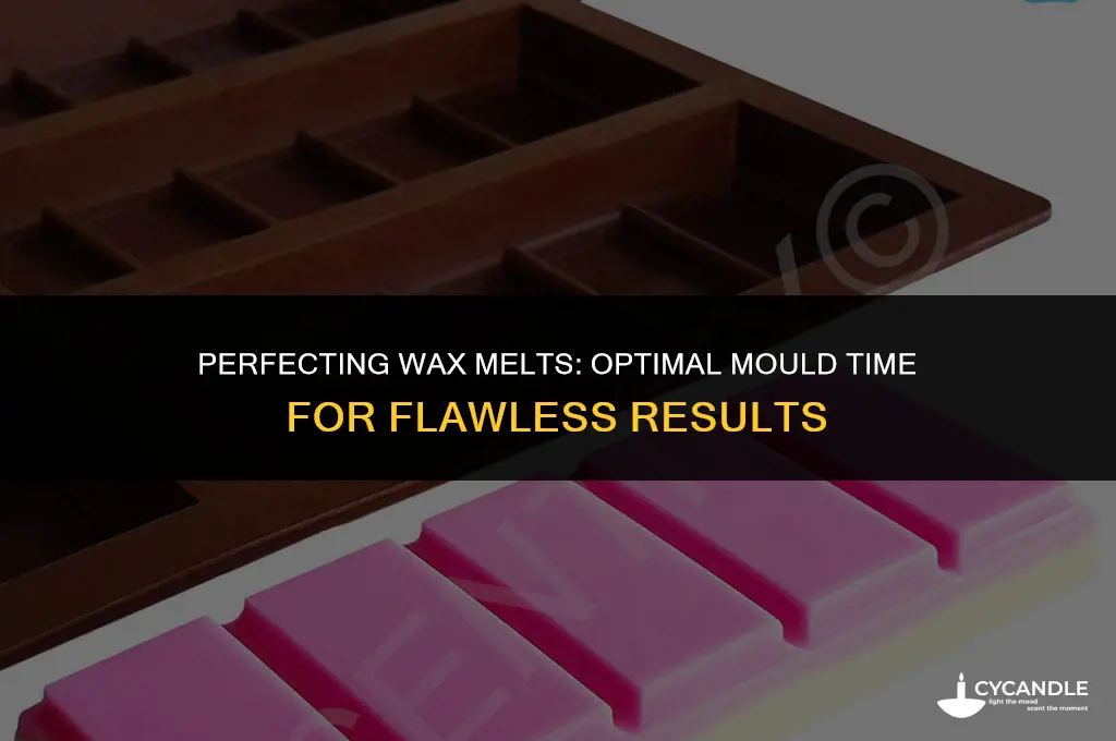 how long do you leave wax melts in the mould