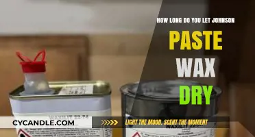 Mastering the Art of Johnson Paste Wax: A Drying Time Guide