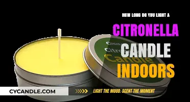Safe Indoor Citronella Candle Use: Optimal Burn Time Tips