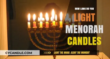 Lighting the Menorah: Understanding the Duration of Candle Burning