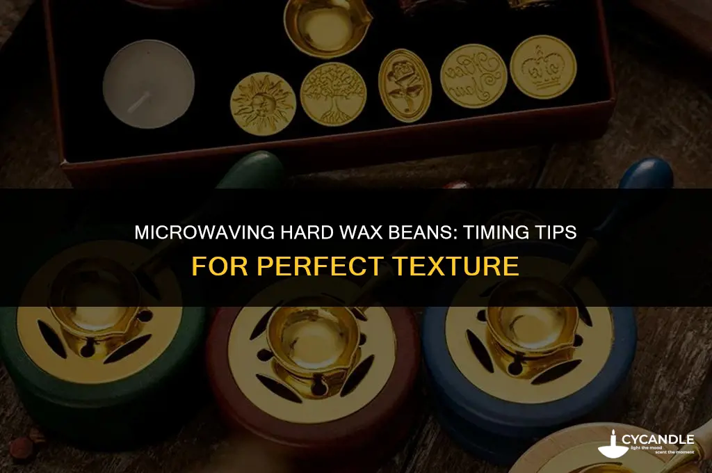 how long do you microwave hard wax beans