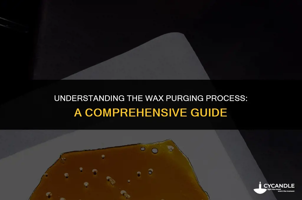 how long do you purge wax