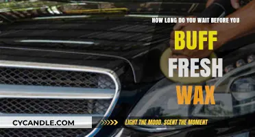 Buffing Fresh Wax: The Optimal Waiting Time for a Flawless Finish