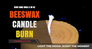 Beeswax Candle Burn Time: How Long Does 10 oz Last?