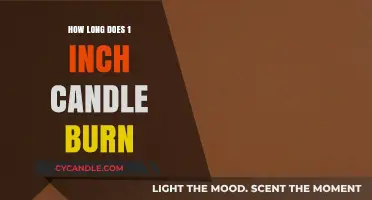How Long Does a 1-Inch Candle Burn? Unveiling the Duration