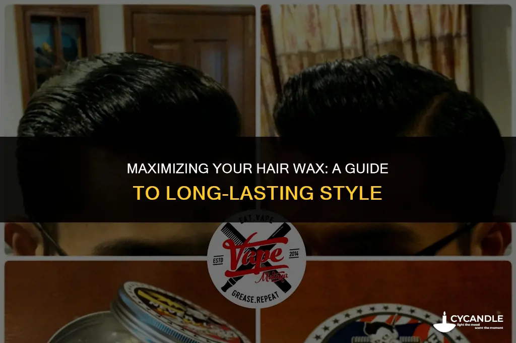 how long does 2 oz hair wax last