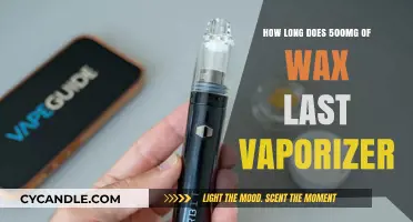 Vaporizer Wax Longevity: A Guide to 500mg Duration