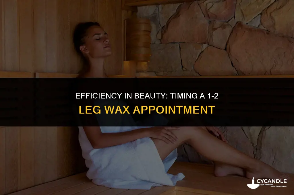 how long does a 1 2 leg wax take