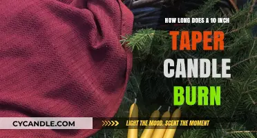 Taper Candle Burn Time: How Long Does a 10-Inch Candle Last?