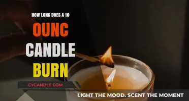 How Long Does a 10-Ounce Candle Burn? A Guide