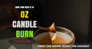 How Long Does a 10 oz Candle Burn?