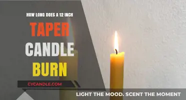 Taper Candle Burn Time: How Long Does a 12-Inch Candle Last?
