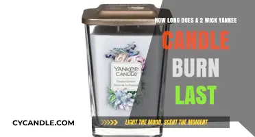 Yankee Candle 2-Wick Burn Time: How Long Does It Last?
