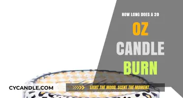 20 Oz Candle Burn Time: How Long Does It Last?