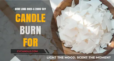 Soy Candle Burn Time: How Long Does 200g Last?