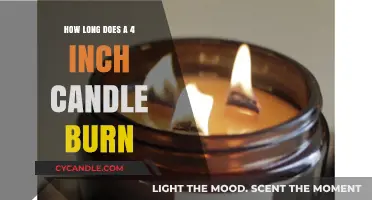 4-Inch Candle Burn Time: How Long Does It Last?