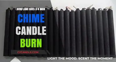 Chime Candle Burn Time: How Long Does a 4-Inch Candle Last?