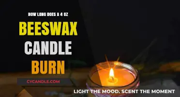 Beeswax Candle Burn Time: How Long Does 4 oz Last?