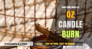 4 Oz Candle Burn Time: How Long Does It Last?
