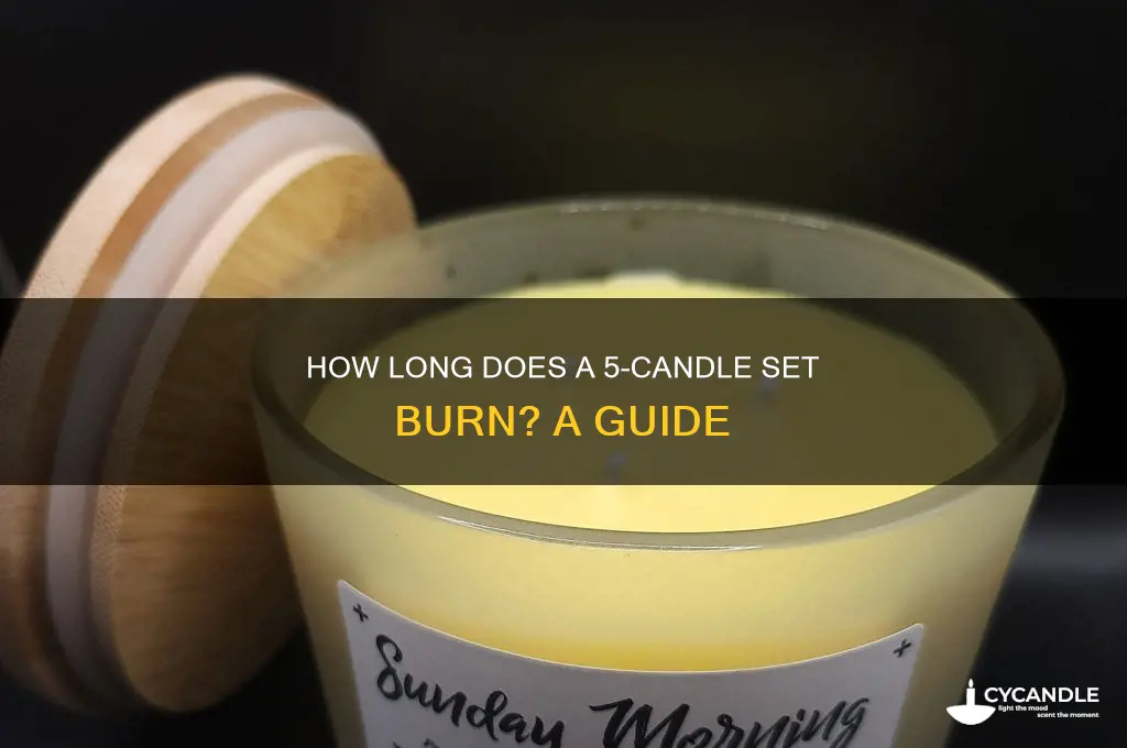how long does a 5 candle burn