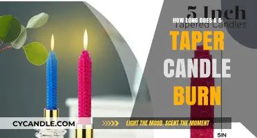 Taper Candle Burn Time: How Long Does a 5-Inch Taper Last?