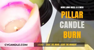 6-Inch Pillar Candle Burn Time: A Comprehensive Guide
