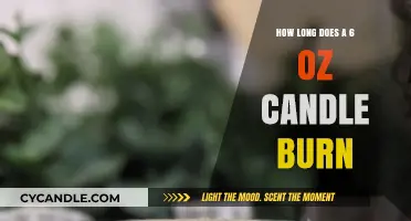 6 Oz Candle Burn Time: How Long Does It Last?