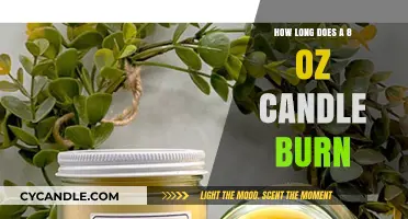 How Long Does an 8 oz Candle Burn? A Guide
