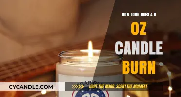 9 oz Candle Burn Time: How Long Does It Last?