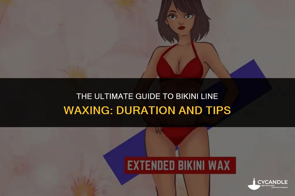 how long does a bikini line wax take do to