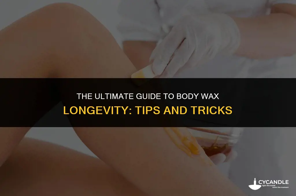 how long does a body wax last
