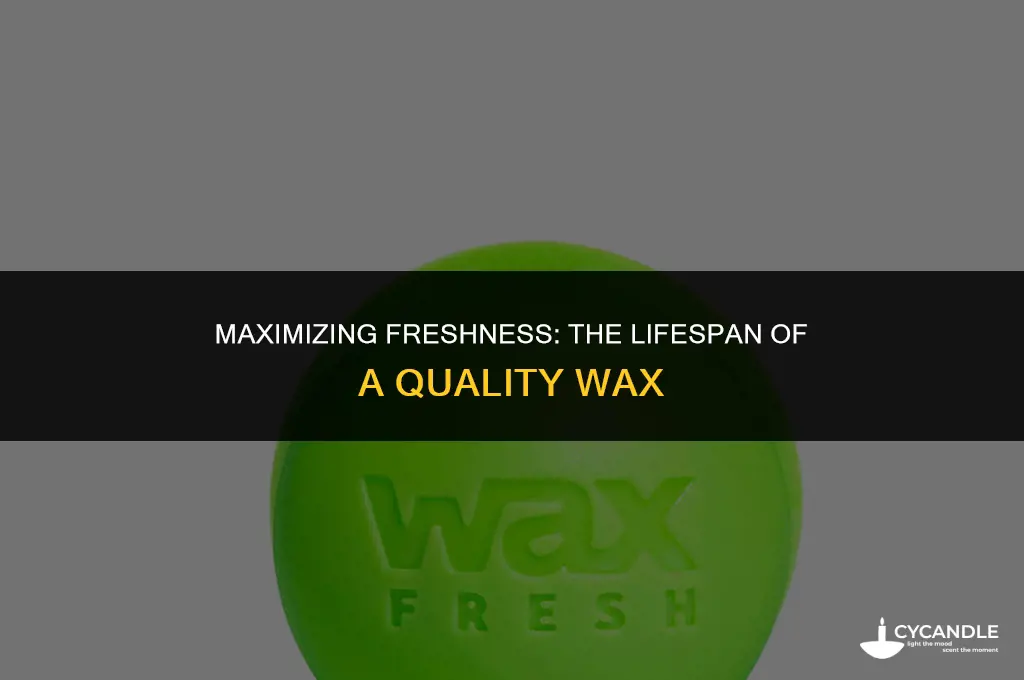 how long does a fresh wax last