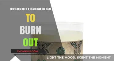 Glass Candle Burn Time: How Long Until It's Gone?