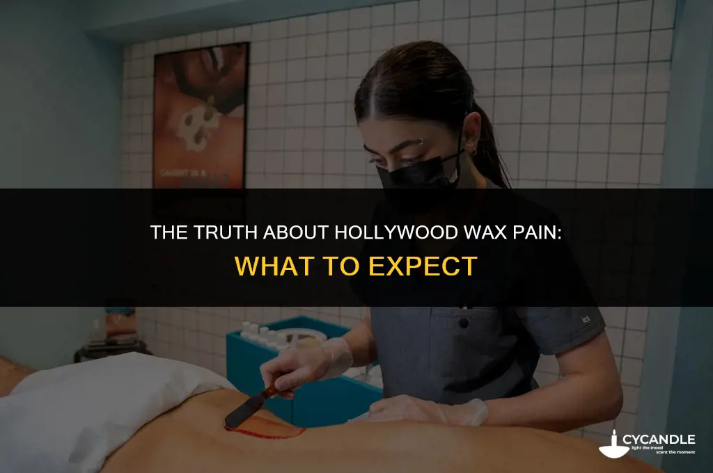 how long does a hollywood wax hurt for