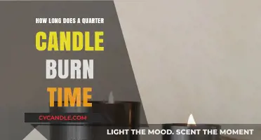 Quarter Candle Burn Time: How Long Does It Last?