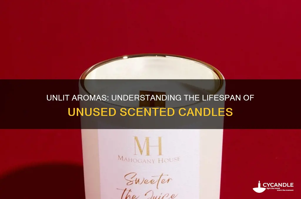 how long does a scented candle last unburnt